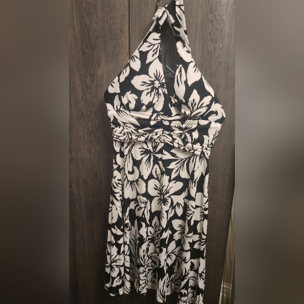 Halter top light dress